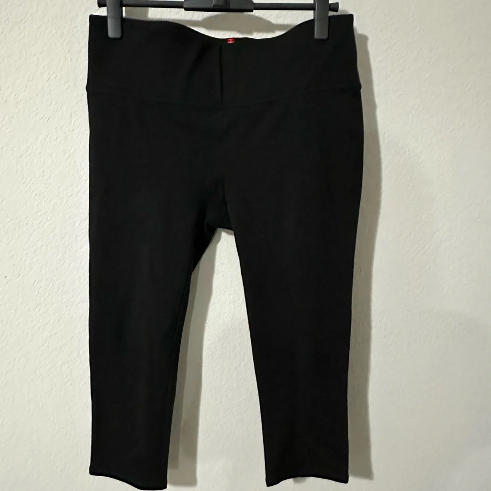 Spanx Black Structured Shaping Cropped Leggings Style 2191 Sz XL - Picture 2 of 9